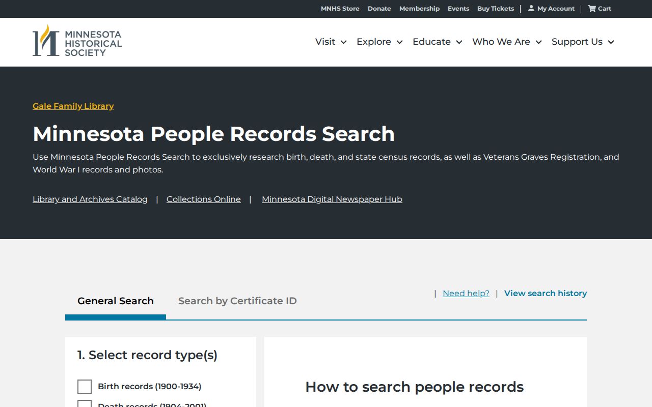 Hennepin County city directory companion search in Minnesota Historical Society people records